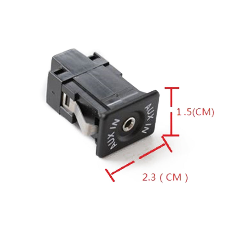 Car Handheld Box AUX Interface Connector + Cable Wire Harness for Volkswagen Bora / Audi - DIY Cables by PMC TechLife | Online Shopping South Africa | PMC TechLife