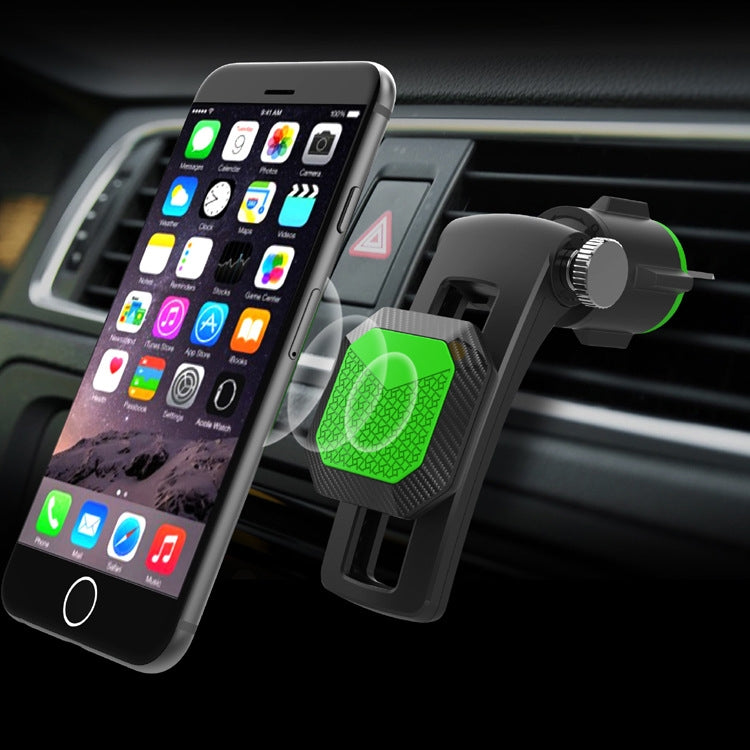 Multifunctional Car Air Conditioner Air Outlet Magnetic Phone Holder (Black) - Car Holders by PMC TechLife | Online Shopping South Africa | PMC TechLife