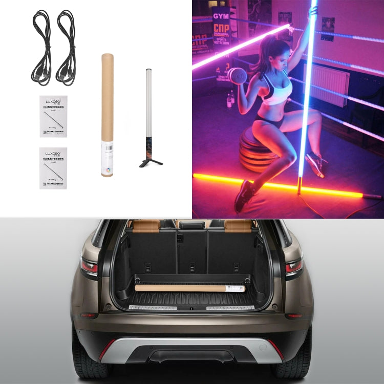 LUXCeO Mood1 50cm RGB Colorful Atmosphere Rhythm LED Stick Handheld Video Photo Fill Light with Tripod - free shipping - PMC TechLife - Order now!