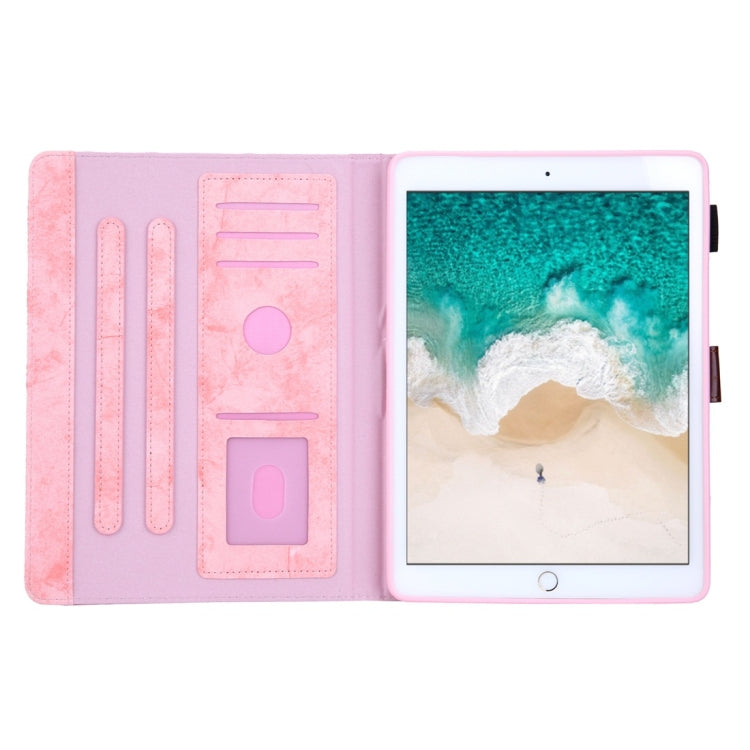 For iPad 10.2 2021 / 2020 / 2019 Business Style Horizontal Flip Leather Case, with Holder & Card Slot & Photo Frame & Sleep / Wake-up Function(Pink) - iPad 10.2 Cases by PMC TechLife | Online Shopping South Africa | PMC TechLife | Buy Now Pay Later Mobicred