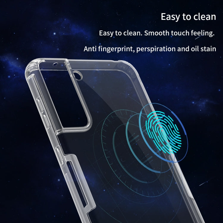 For Samsung Galaxy S21+ 5G NILLKIN Nature TPU Transparent Soft Protective Case(Grey) - Galaxy S21+ 5G Cases by NILLKIN | Online Shopping South Africa | PMC TechLife | Buy Now Pay Later Mobicred