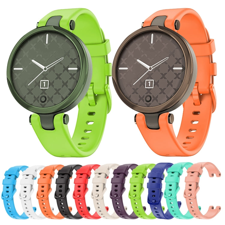 Compatible with Garmin Lily Silicone Watch Band(Khaki) - Watch Bands by PMC TechLife | Online Shopping South Africa | PMC TechLife | Buy Now Pay Later Mobicred