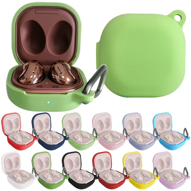 For Samsung Galaxy Buds Live / Pro Bluetooth Earphone Silicone Protective Case with Hook(Black) - free shipping - PMC TechLife - Order now!