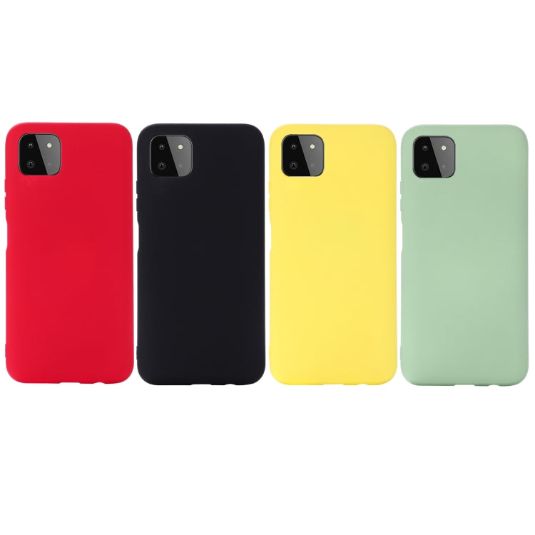 For Samsung Galaxy A22 5G Solid Color Liquid Silicone Dropproof Full Coverage Protective Case(Yellow) - free shipping - PMC TechLife - Order now!