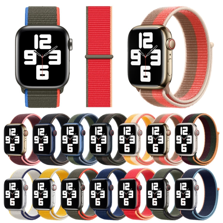 Loop Type Sport Watch Band For Apple Watch Ultra 49mm&Watch Ultra 2 49mm / Series 9&8&7 45mm / SE 3&SE 2&6&SE&5&4 44mm / 3&2&1 42mm (Starlight) - Watch Bands by PMC TechLife | Online Shopping South Africa | PMC TechLife