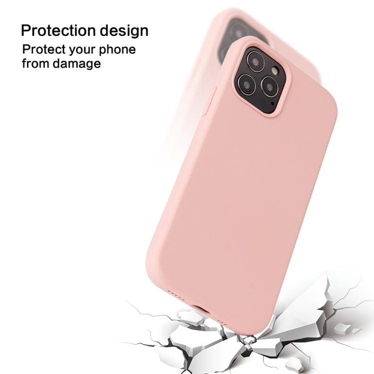 For iPhone 13 Solid Color Liquid Silicone Shockproof Protective Case(Yellow) - iPhone 13 Cases by PMC TechLife | Online Shopping South Africa | PMC TechLife