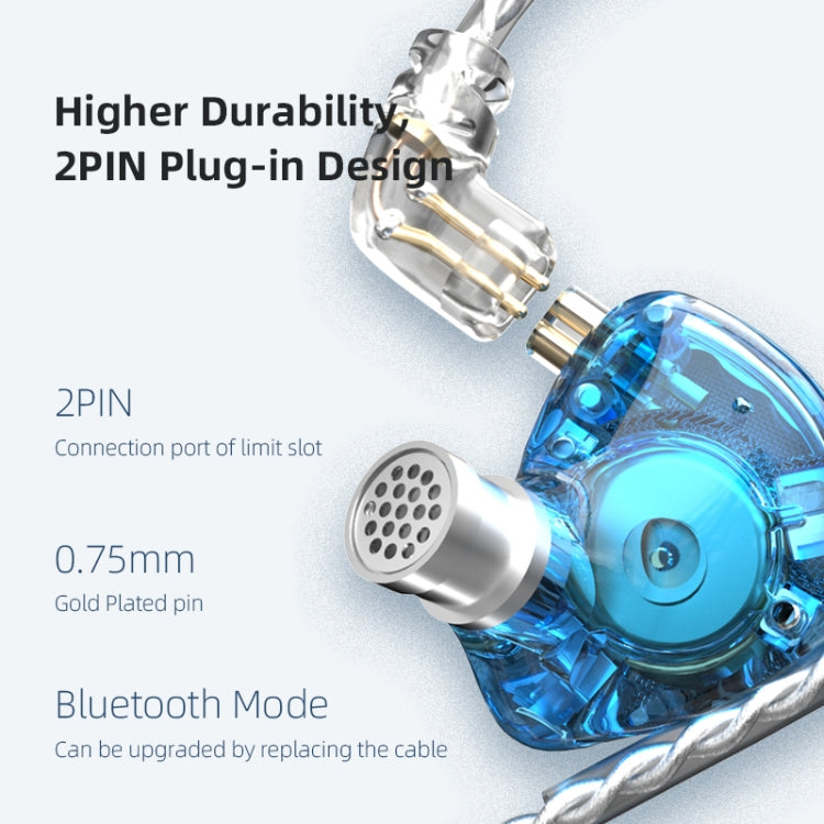 KZ ZAX 16-unit Ring Iron Sport Gaming In-ear Wired Earphone, Mic Version(Silver) - free shipping - PMC TechLife - Order now!