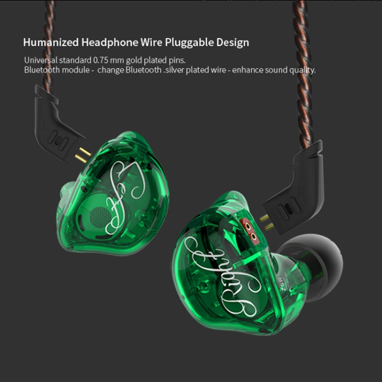 KZ ZSR 6-unit Ring Iron In-ear Wired Earphone, Mic Version(Red) - free shipping - PMC TechLife - Order now!