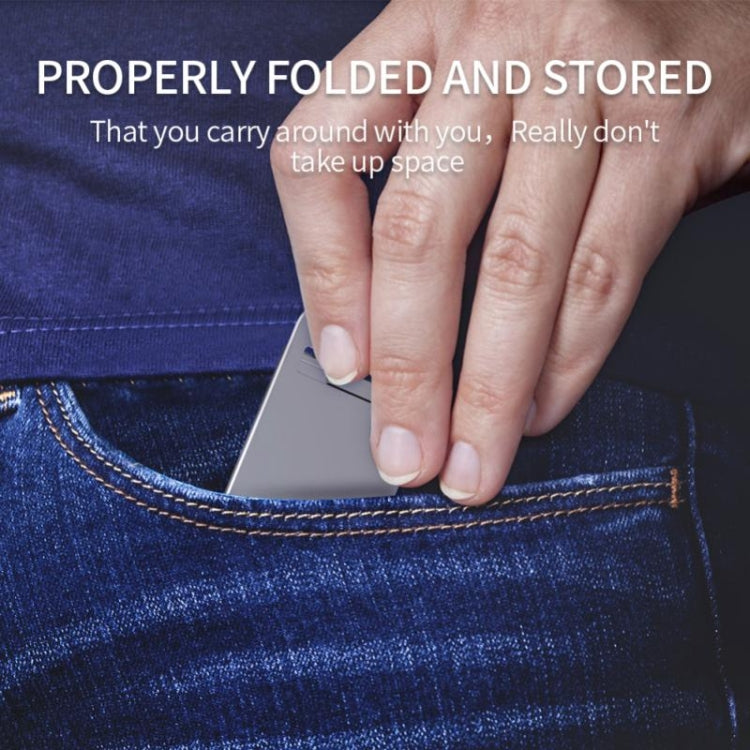 Aluminum Alloy Folding Phone Holder(Silver) - Desktop Holder by PMC TechLife | Online Shopping South Africa | PMC TechLife