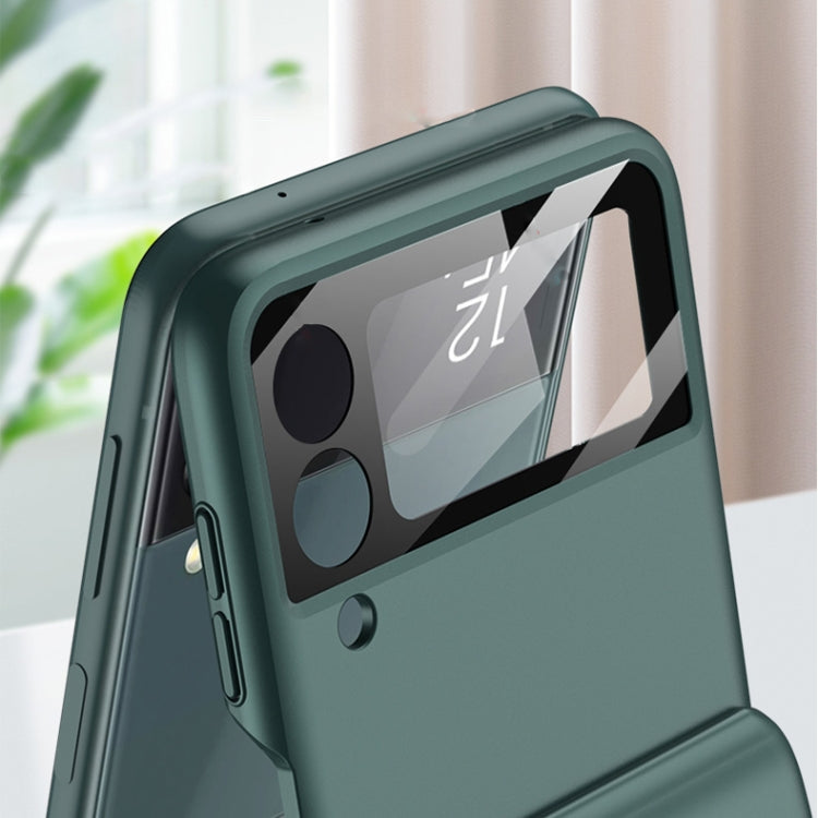 For Samsung Galaxy Z Flip3 5G GKK Magnetic Hinge Full Coverage Phone Case(Silver) - free shipping - PMC TechLife - Order now!
