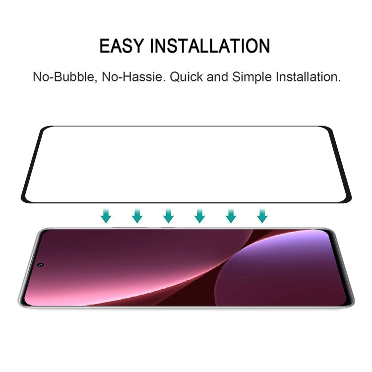 25 PCS 9H HD 3D Curved Edge Tempered Glass Film For Xiaomi 12 Pro/ 12S Pro / 12 Pro Dimensity(Black) - 12 Pro Tempered Glass by PMC TechLife | Online Shopping South Africa | PMC TechLife