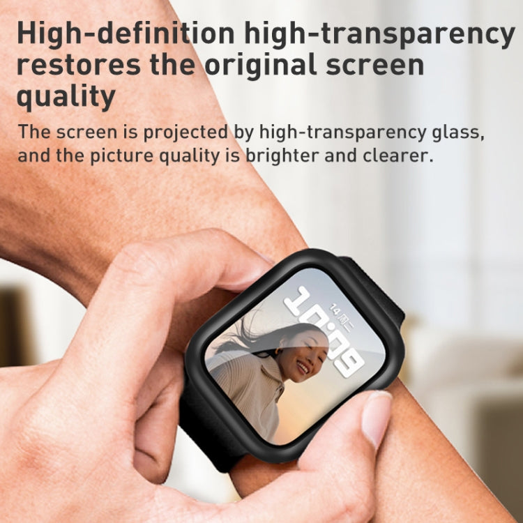 ROCK 2 in 1 PC Frame + Film Protector Case For Apple Watch Series 3 & 2 & 1 38mm(Blue) - Watch Cases by ROCK | Online Shopping South Africa | PMC TechLife | Buy Now Pay Later Mobicred