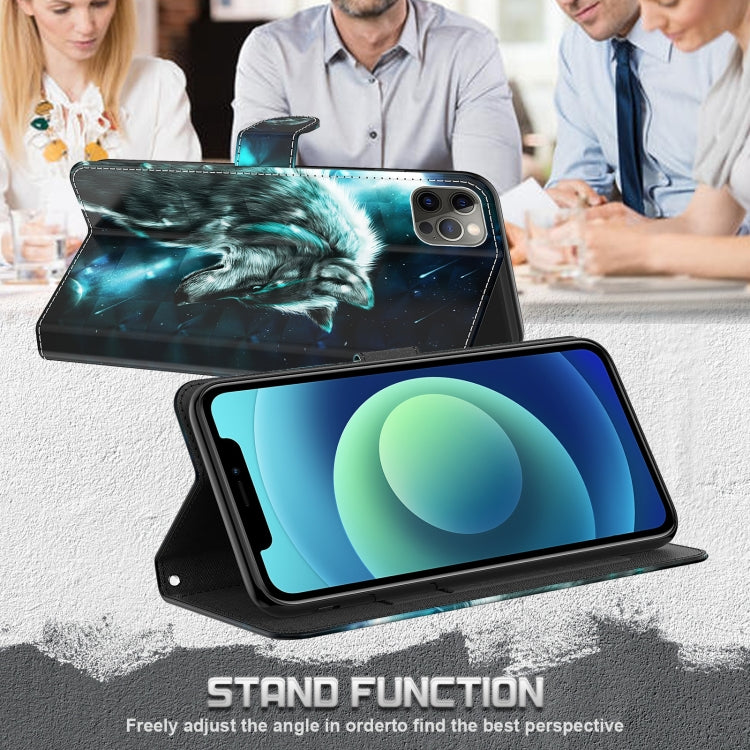 For Samsung Galaxy A52 5G / A52s 5G 3D Painting Pattern TPU + PU Leather Phone Case(Wolf) - free shipping - PMC TechLife - Order now!