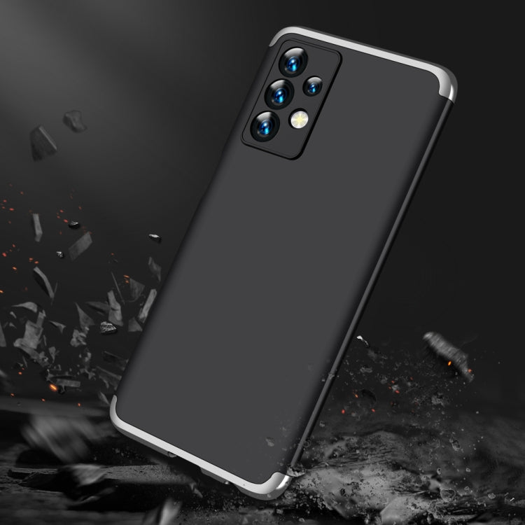 For Samsung Galaxy A23 GKK Three Stage Splicing Full Coverage PC Phone Case(Black Silver) - free shipping - PMC TechLife - Order now!
