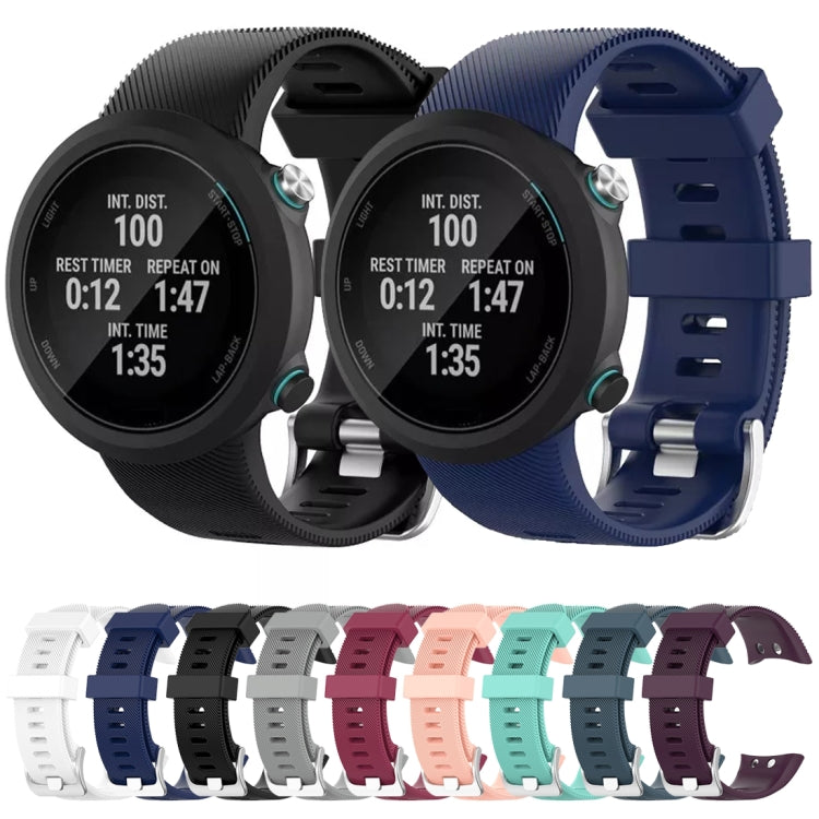 Compatible with Garmin Swim 2 Silicone Watch Band(Cyan) - Watch Bands by PMC TechLife | Online Shopping South Africa | PMC TechLife | Buy Now Pay Later Mobicred