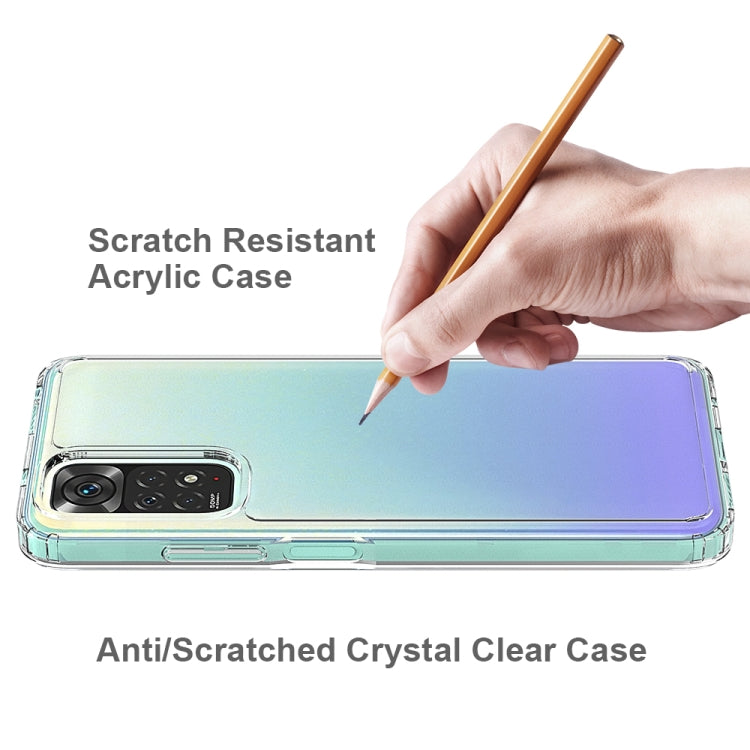 For Xiaomi Redmi Note 11 Global/Redmi Note 11S Scratchproof TPU + Acrylic Protective Phone Case(Transparent) - free shipping - PMC TechLife - Order now!