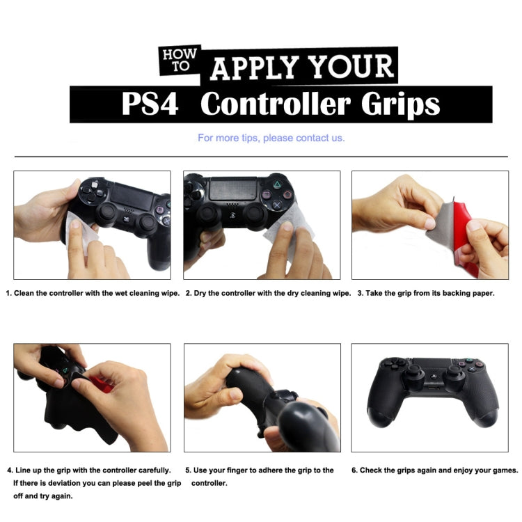 For Sony PS4 CH-PS4-003 Game Handle Anti-slip Protective Sticker(Black) - Cases by PMC TechLife | Online Shopping South Africa | PMC TechLife