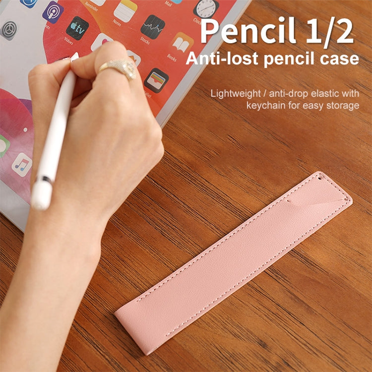 PU Leather Shockproof Protective Case for Apple Pencil 1 / 2(Yellow) - Pencil Accessories by PMC TechLife | Online Shopping South Africa | PMC TechLife