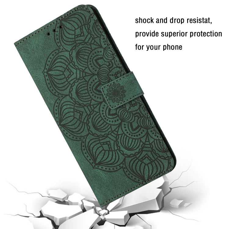 For Xiaomi Redmi Note 7 / Note 7 Pro Mandala Embossed Flip Leather Phone Case(Green) - Xiaomi Cases by PMC TechLife | Online Shopping South Africa | PMC TechLife | Buy Now Pay Later Mobicred