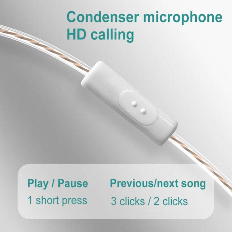 KZ-EDX PRO 1.25m Dynamic HiFi In-Ear Sports Music Headphones, Style:With Microphone(Transparent Black) - In Ear Wired Earphone by KZ | Online Shopping South Africa | PMC TechLife | Buy Now Pay Later Mobicred