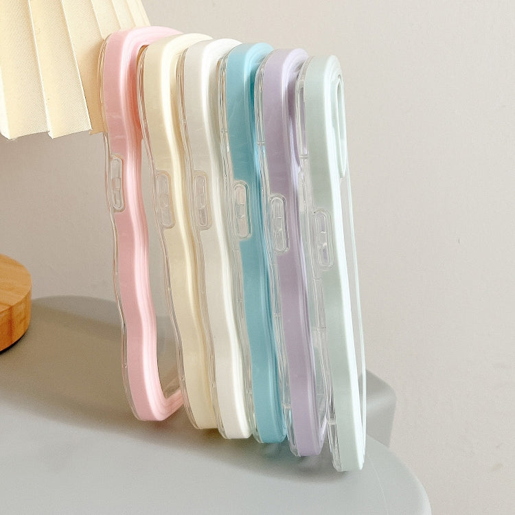 Candy Color Wave TPU Clear PC Phone Case For iPhone 7 Plus / 8 Plus(White) - free shipping - PMC TechLife - Order now!