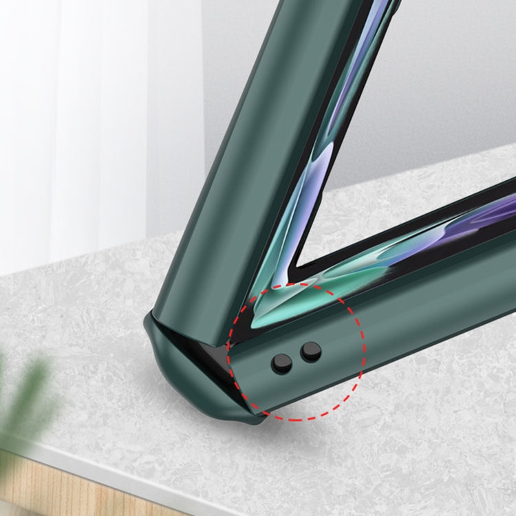 For Samsung Galaxy Z Flip4 GKK Magnetic Fold All-inclusive Protective Phone Case(Green) - Galaxy Z Flip4 5G Cases by GKK | Online Shopping South Africa | PMC TechLife | Buy Now Pay Later Mobicred