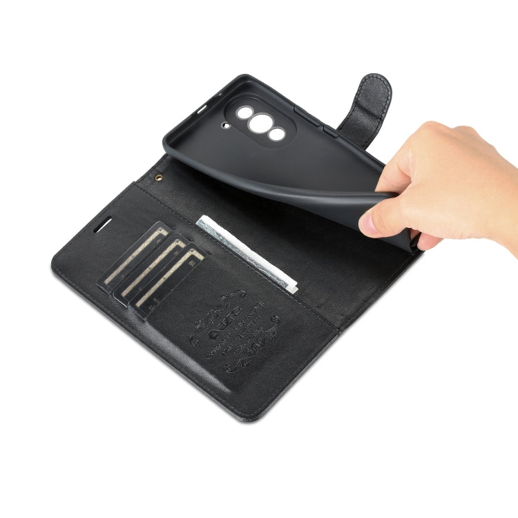 For Huawei nova 10 AZNS Sheepskin Texture Flip Leather Phone Case(Black) - Huawei Cases by AZNS | Online Shopping South Africa | PMC TechLife | Buy Now Pay Later Mobicred