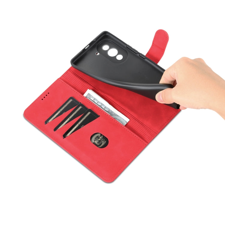 For Huawei nova 10 AZNS Skin Feel Calf Texture Flip Leather Phone Case(Red) - free shipping - PMC TechLife - Order now!