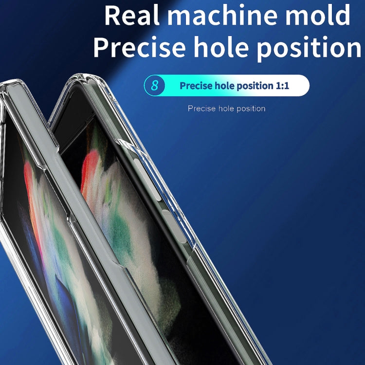 For Samsung Galaxy Z Fold3 5G Acrylic + TPU Transparent Protective Phone Case(Transparent) - free shipping - PMC TechLife - Order now!