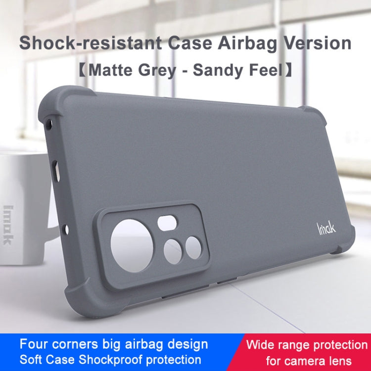 For Xiaomi 12 Lite 5G IMAK All-inclusive Shockproof Airbag TPU Phone Case (Matte Grey) - free shipping - PMC TechLife - Order now!