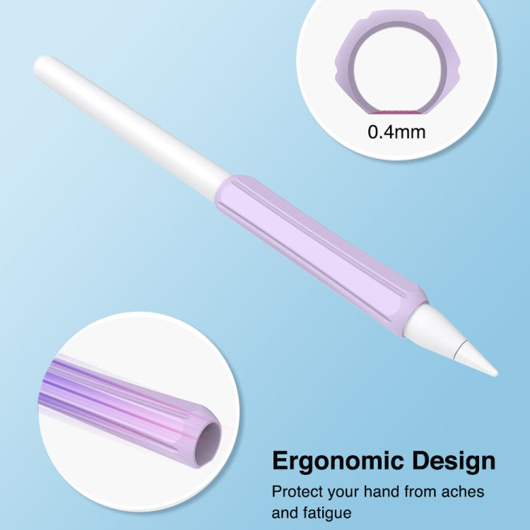 DUX DUCIS Stoyobe Stylus Silicone Cover Grip For Apple Pencil 1/2/Huawei M-Pencil(Light Blue) - Pencil Accessories by DUX DUCIS | Online Shopping South Africa | PMC TechLife