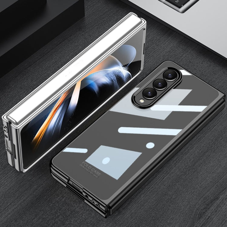 For Samsung Galaxy Z Fold4 GKK Phantom Electroplating Full Coverage Phone Case(Black) - Galaxy Z Fold4 5G Cases by GKK | Online Shopping South Africa | PMC TechLife | Buy Now Pay Later Mobicred