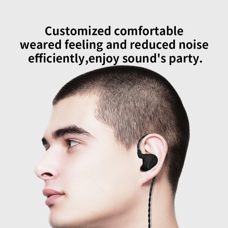 CVJ Mirror Hybrid Technology HiFi Music Wired Earphone No Mic(Black) - free shipping - PMC TechLife - Order now!