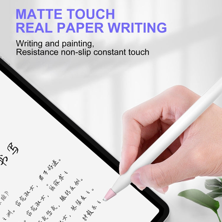 8 PCS / Set Fiber Texture Nib Protector For Apple Pencil(Transparent) - Pencil Accessories by PMC TechLife | Online Shopping South Africa | PMC TechLife