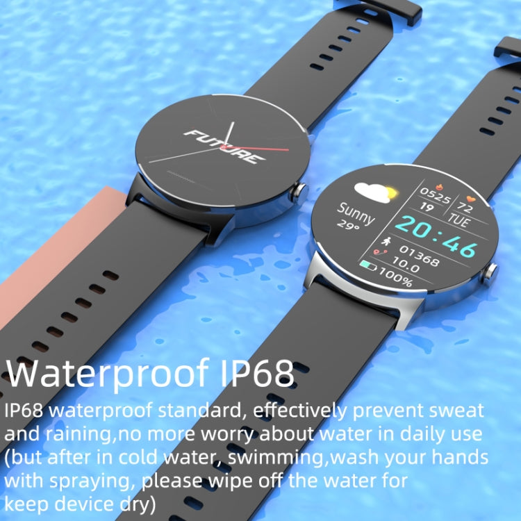 KS02 1.32 Inch Smart Watch Supports Blood Glucose Detection, Blood Pressure Detection, Blood Oxygen Detection(Silver+White) - Smart Watches by PMC TechLife | Online Shopping South Africa | PMC TechLife | Buy Now Pay Later Mobicred