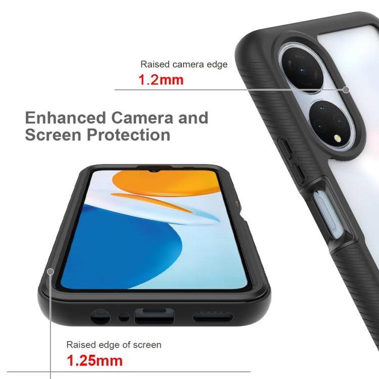 For Honor X7 Starry Sky Solid Color Shockproof TPU Clear PC Phone Case(Sky Blue) - free shipping - PMC TechLife - Order now!