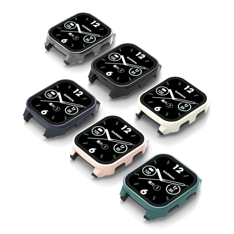 Compatible with Garmin Venu Sq2 PC + 9H Tempered Glass Integrated Protective Watch Case(Ink Blue) - free shipping - PMC TechLife - Order now!