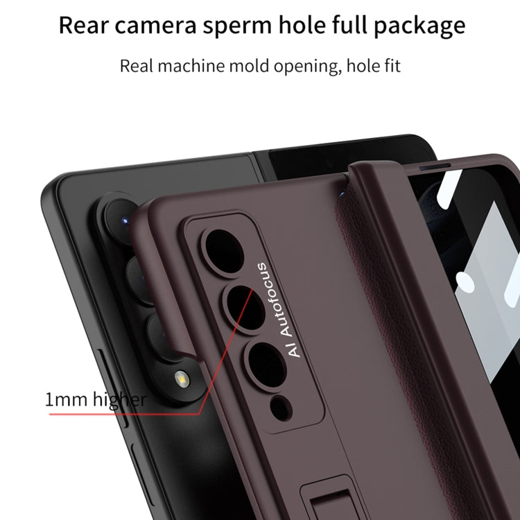 For Samsung Galaxy Z Fold4 GKK Magnetic Fold Full Coverage Anti Peep Phone Case(Gray) - Galaxy Z Fold4 5G Cases by GKK | Online Shopping South Africa | PMC TechLife | Buy Now Pay Later Mobicred
