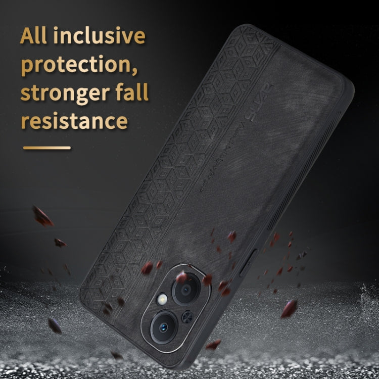 AZNS 3D Embossed Skin Feel Phone Case for OPPO A96 5G / F21 Pro 5G / Reno7 Z 5G / Reno7 Lite / OnePlus Nord N20 5G(Purple) - free shipping - PMC TechLife - Order now!