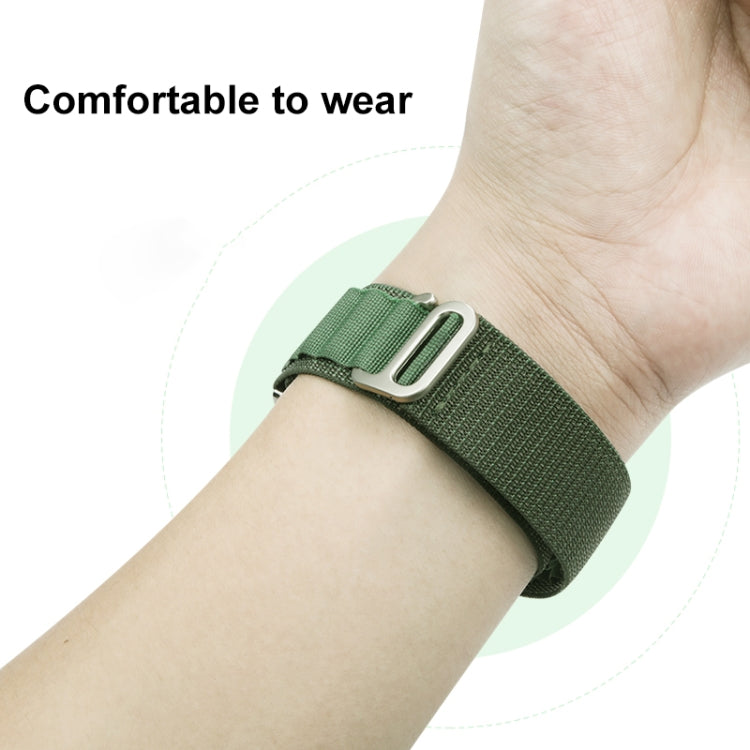 Nylon Loop Watch Band For Apple Watch Ultra 49mm&Watch Ultra 2 49mm / Series 9&8&7 45mm / SE 3&SE 2&6&SE&5&4 44mm / 3&2&1 42mm(Black) - free shipping - PMC TechLife - Order now!
