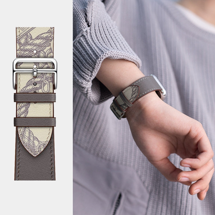 For Google Pixel Watch Genuine Leather Watch Band(Sky Blue+White) - free shipping - PMC TechLife - Order now!