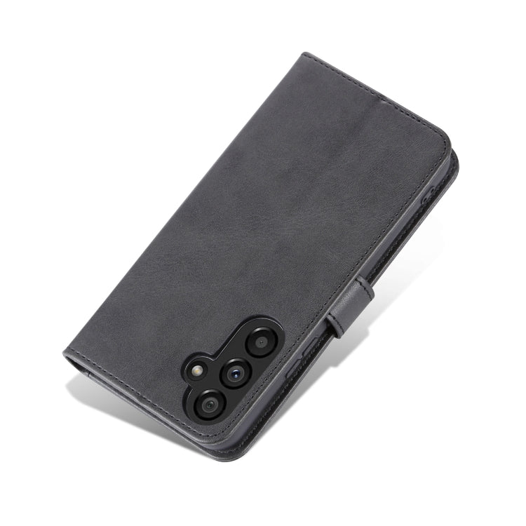 For Samsung Galaxy A34 5G AZNS Skin Feel Calf Texture Flip Leather Phone Case(Black) - free shipping - PMC TechLife - Order now!