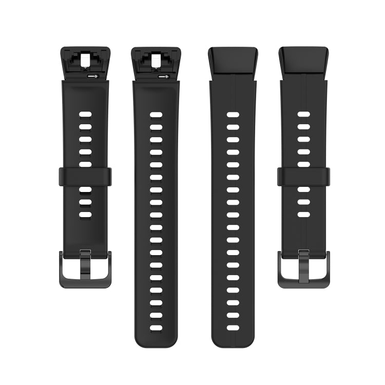 For Honor Band 7 1 Pair Metal Watch Band Connector(Black) - Other Accessories by PMC TechLife | Online Shopping South Africa | PMC TechLife | Buy Now Pay Later Mobicred