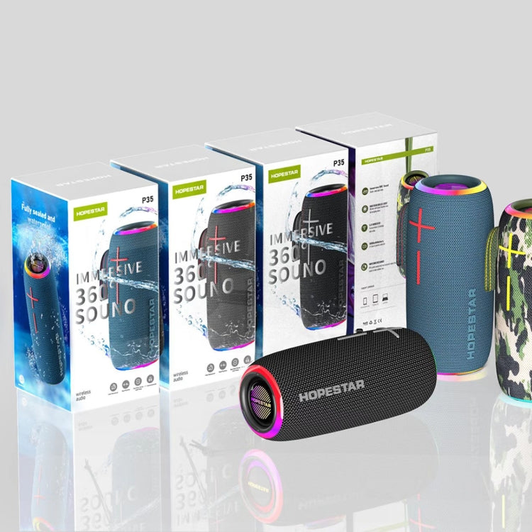HOPESTAR P35 20W Outdoor IPX7 Waterproof TWS Wireless Bluetooth Speaker(Black) - free shipping - PMC TechLife - Order now!