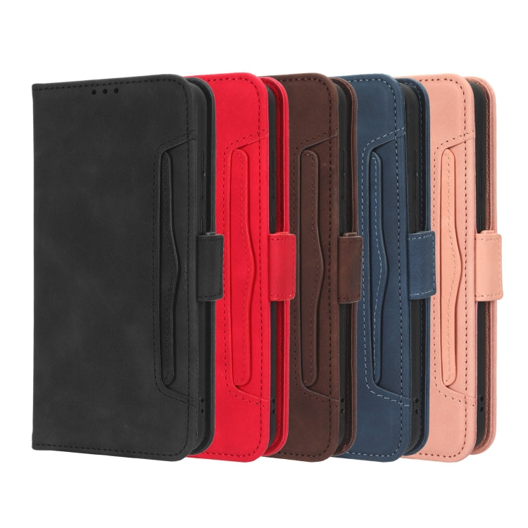 For Samsung Galaxy A34 5G Skin Feel Calf Texture Card Slots Leather Phone Case(Red) - free shipping - PMC TechLife - Order now!