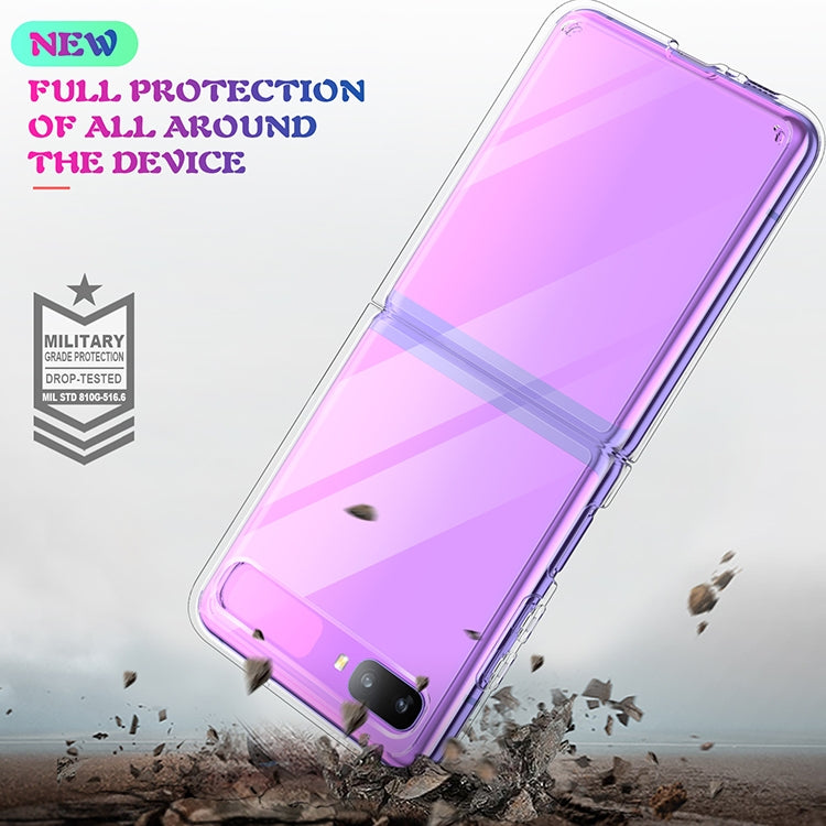 For Galaxy Z Flip Shockproof Scratchproof TPU + Acrylic Protective Case(Transparent) - free shipping - PMC TechLife - Order now!
