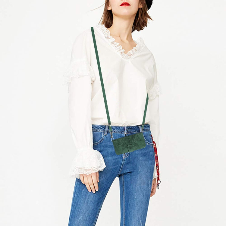 For Honor X9a 5G / Magic5 Lite Skin Feel Sun Flower Embossed Flip Leather Phone Case with Lanyard(Green) - free shipping - PMC TechLife - Order now!