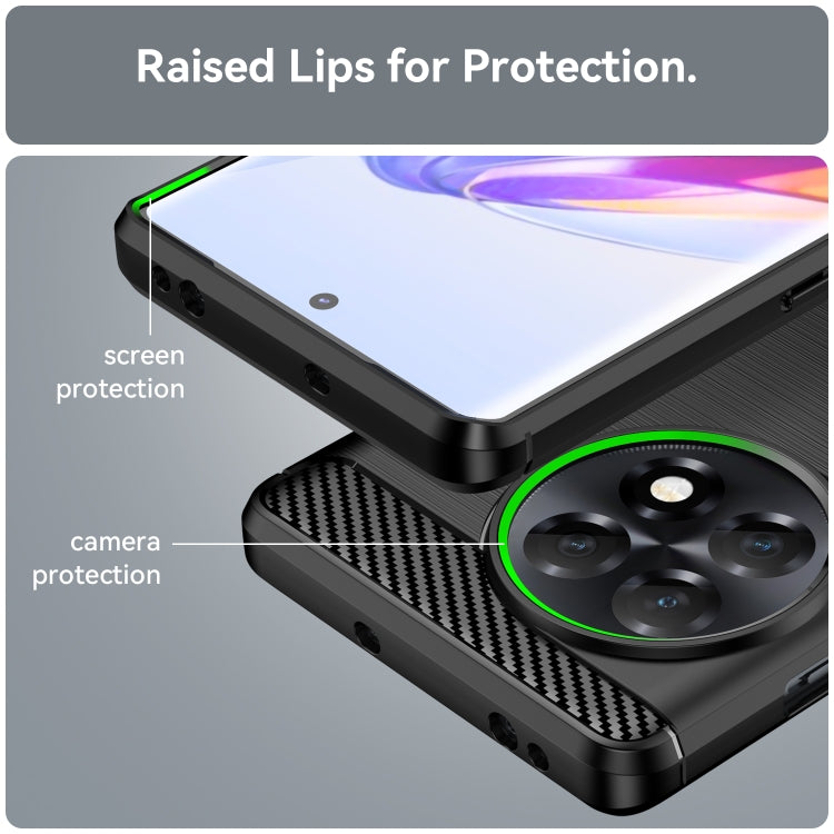 For OnePlus 11R 5G Brushed Texture Carbon Fiber TPU Phone Case(Black) - free shipping - PMC TechLife - Order now!