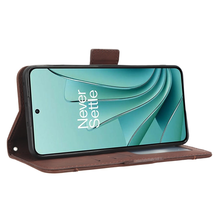 For OnePlus Ace 2V Skin Feel Calf Texture Card Slots Leather Phone Case(Brown) - free shipping - PMC TechLife - Order now!