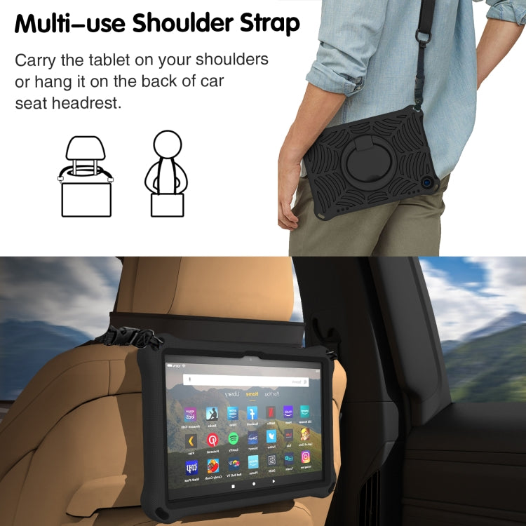 For Amazon Kindle Fire HD 8 2022 / 2020 Spider King Silicone Protective Tablet Case(Black) - free shipping - PMC TechLife - Order now!